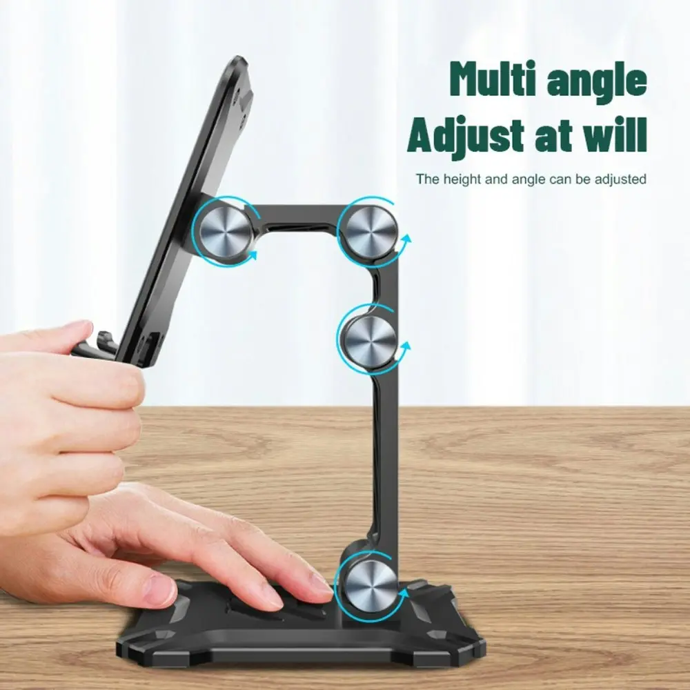 Foldable Desktop Tablet Mobible Phone Holder Cradle Stand for iPhone iPad