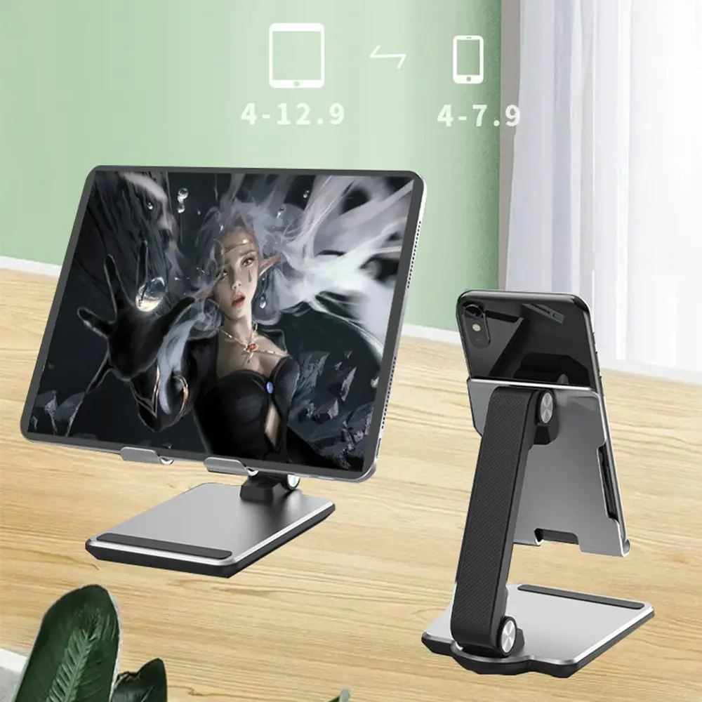 Aluminum Alloy ipad Bracket Folding Lazy Mobile Phone Mount Holder