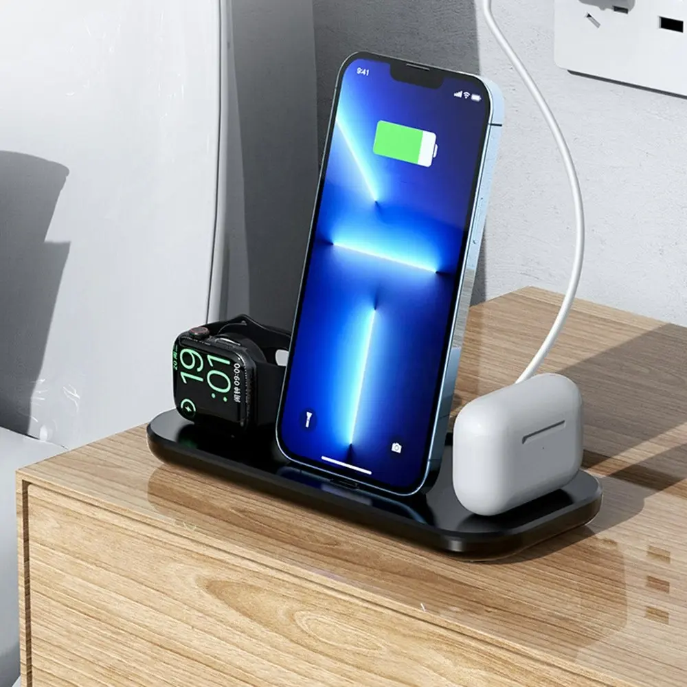 3-in-1 Foldable Charging Station For iPhone, iWatch And Airpods