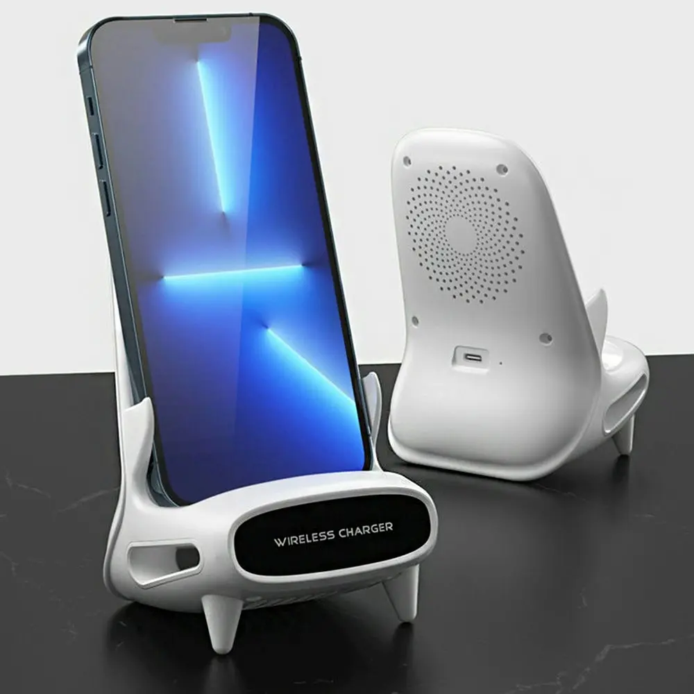 15W Desktop Vertical Wireless Charger mobile Phone Tablet Holder