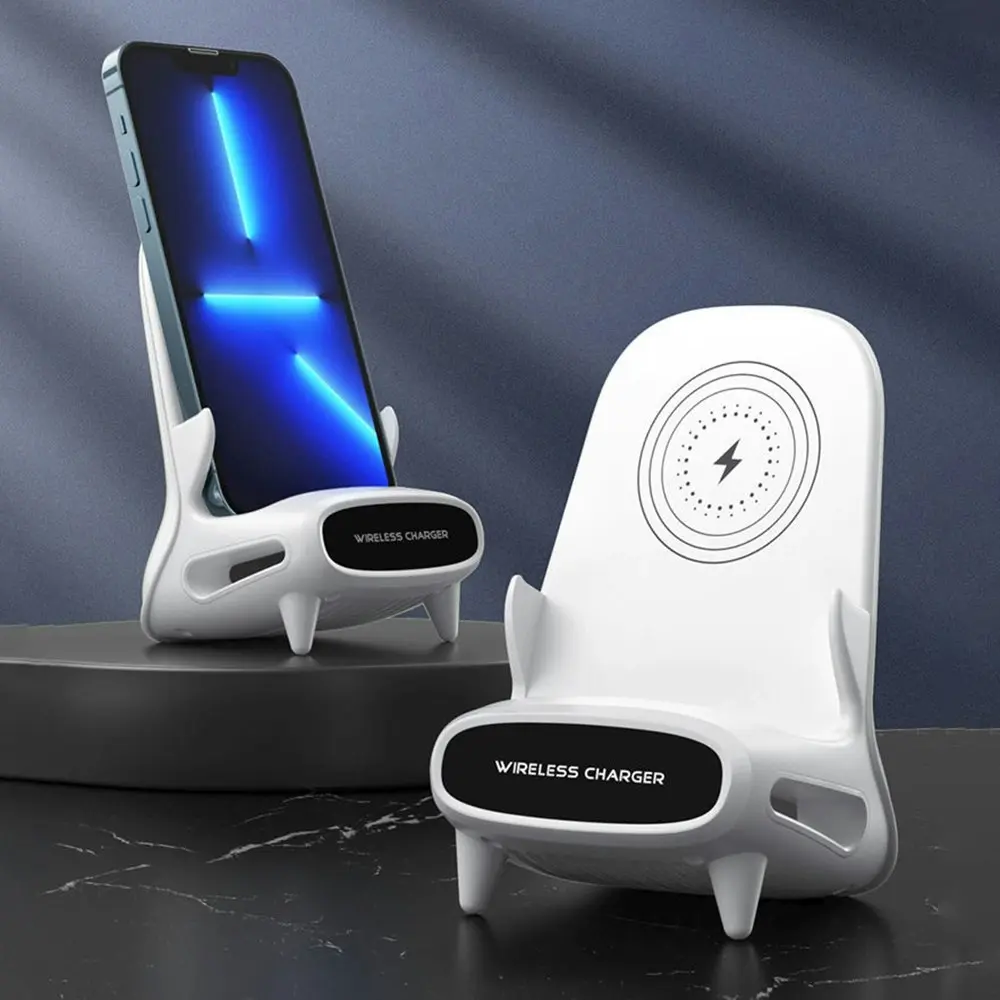 15W Desktop Vertical Wireless Charger mobile Phone Tablet Holder