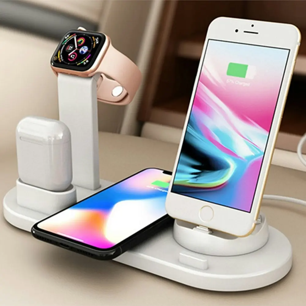 3 in 1 Wireless Charger Dock Charging Station For Apple Watch iPhone 15 14 13 12 11 XS 8+