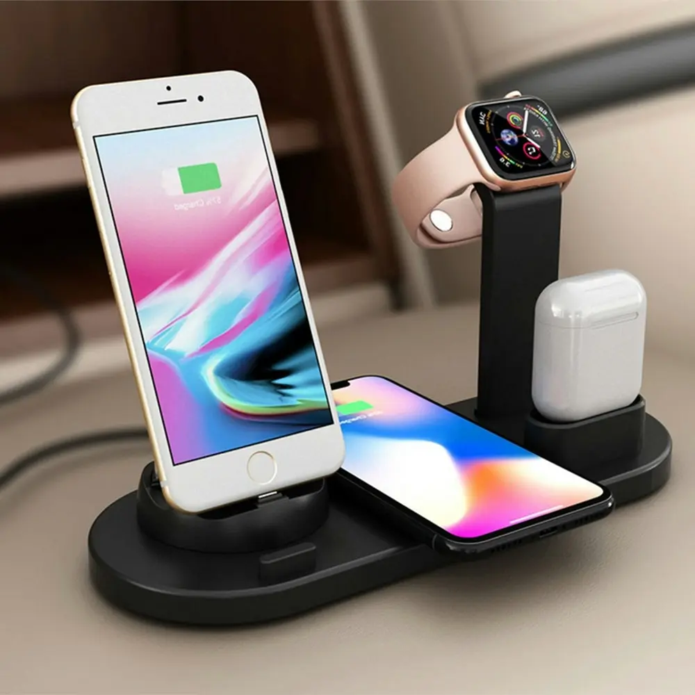 3 in 1 Wireless Charger Dock Charging Station For Apple Watch iPhone 15 14 13 12 11 XS 8+