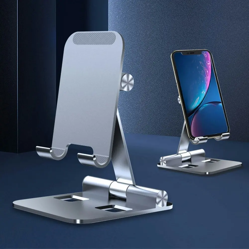 Aluminum alloy lazy universal folding portable phone holder