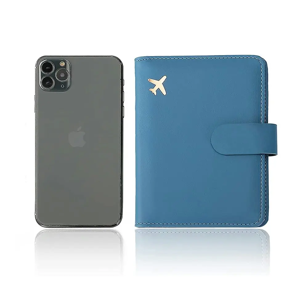 Passport Cover PU Leather Man Women Travel Passport Holder Credit Card Case