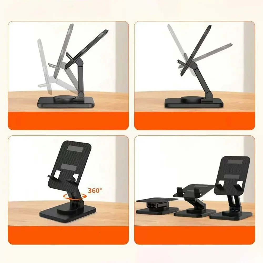 2 Pack Rotating Folding Phone Holder Lazy Holder for Phone or Tablet