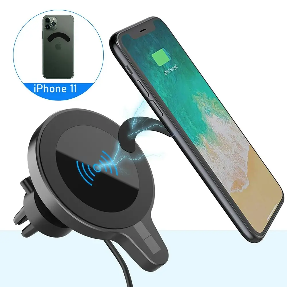 Magnetic 15W Fast Wireless Car Charger for iPhone 12 Series