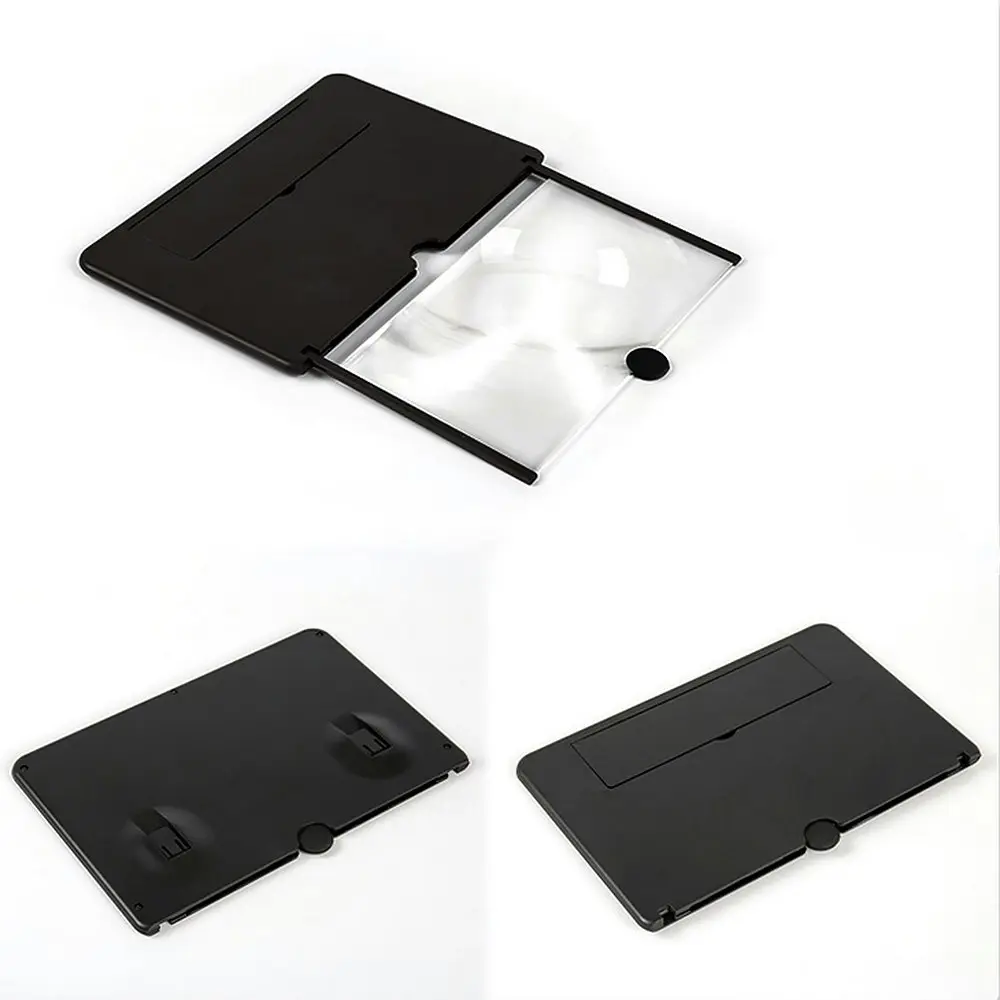 14 inch 3D Mobile Phone HD Screen Magnifier Folding Stand-black