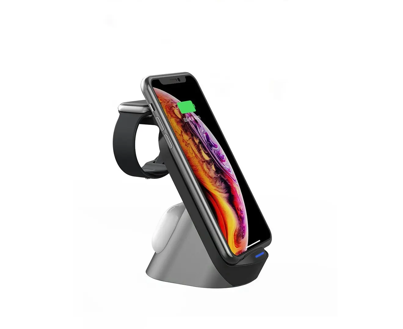 3 in 1 Wireless Charger Stand compatible with devices for iPhone&Samsung