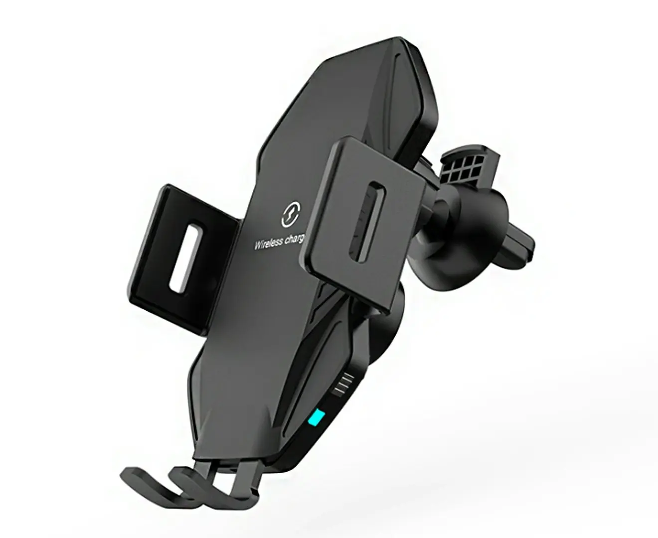 15W Fast Charging Car Mount Charger Auto-Clamping Phone Holder