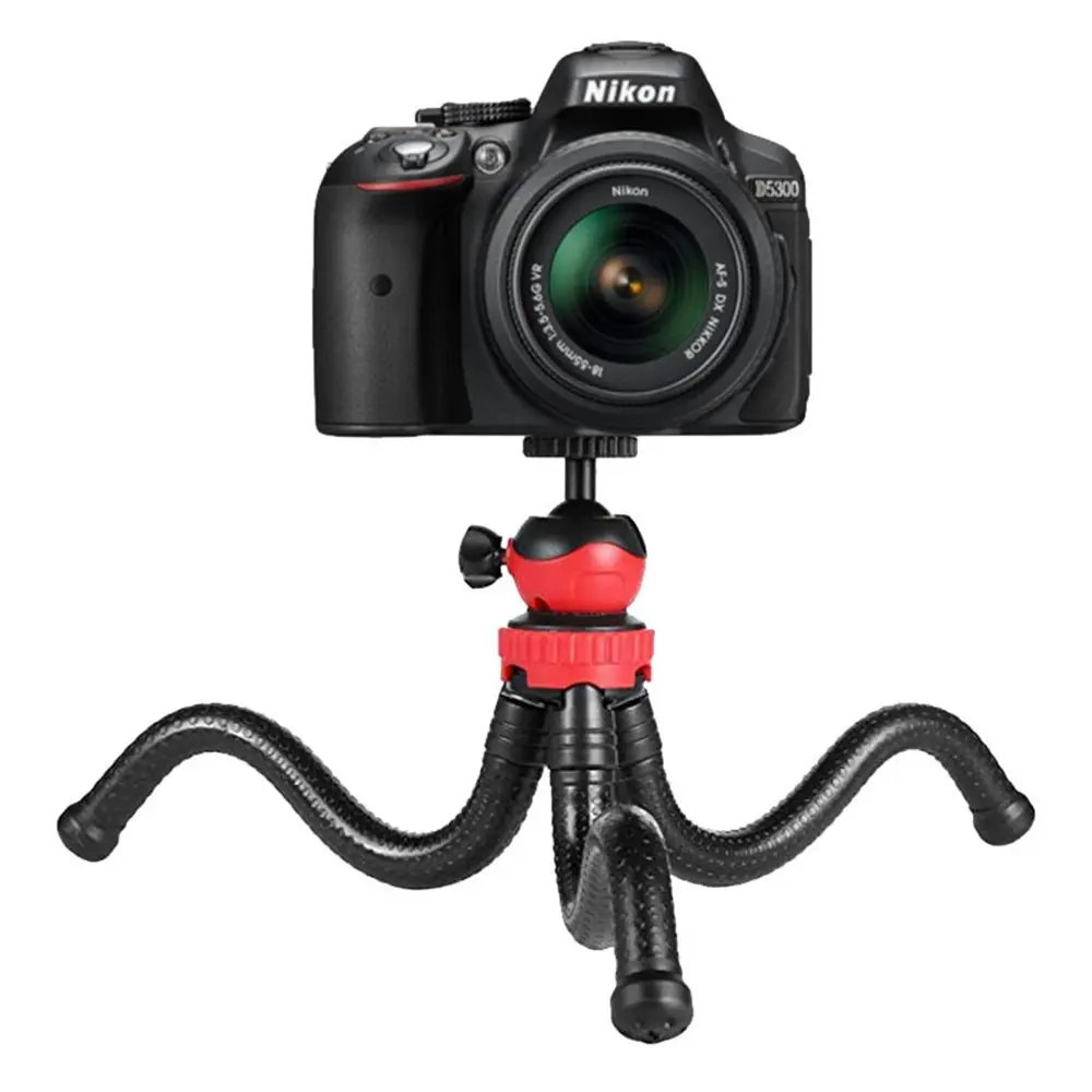 Bendable Octopus Phone Tripod Stand for Cell Phone/DSLR Camera/GoPro/Fill Light