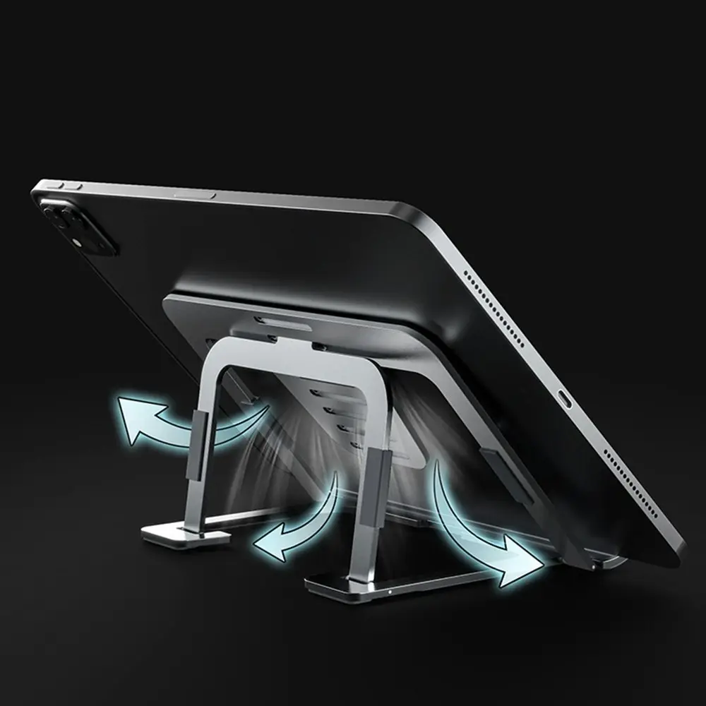 Adjustable Portable Aluminum Alloy Tablet Desk Stand