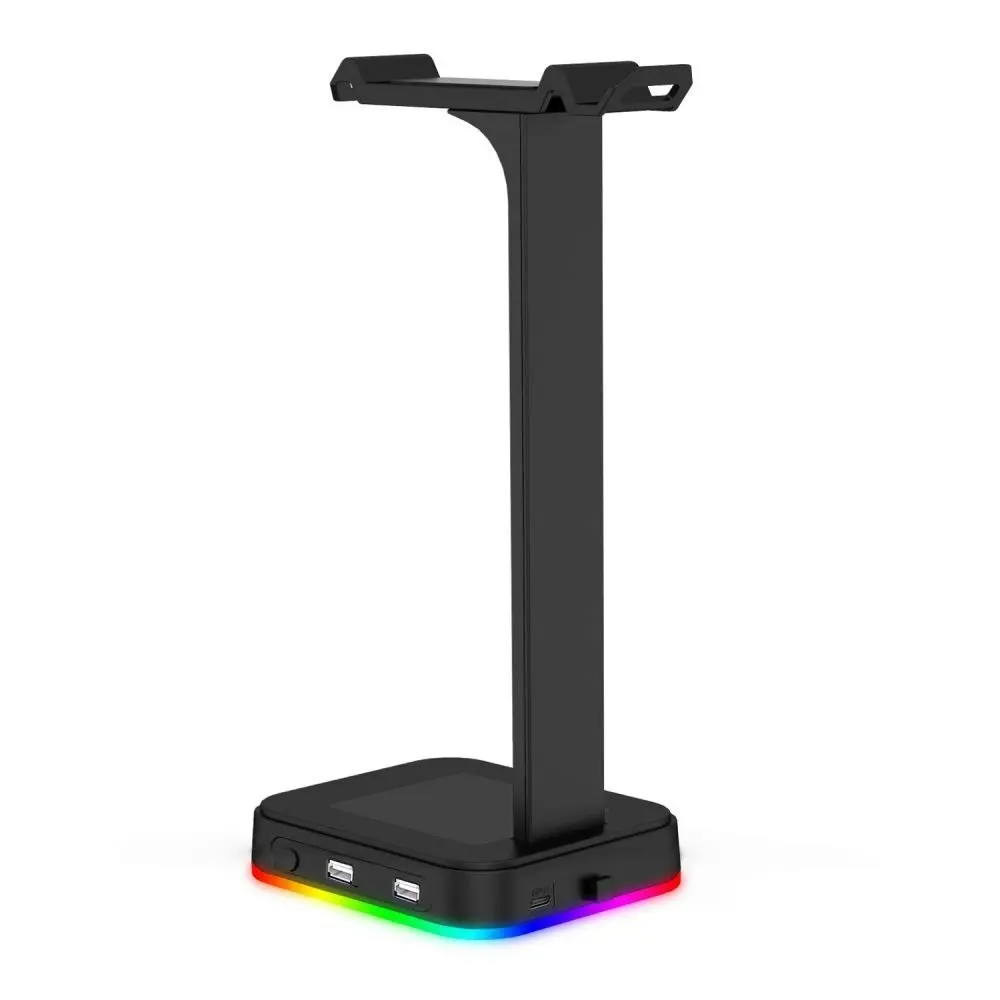 RGB Headphones Stand Gaming Multi-function Headset Bracket Earphone Display