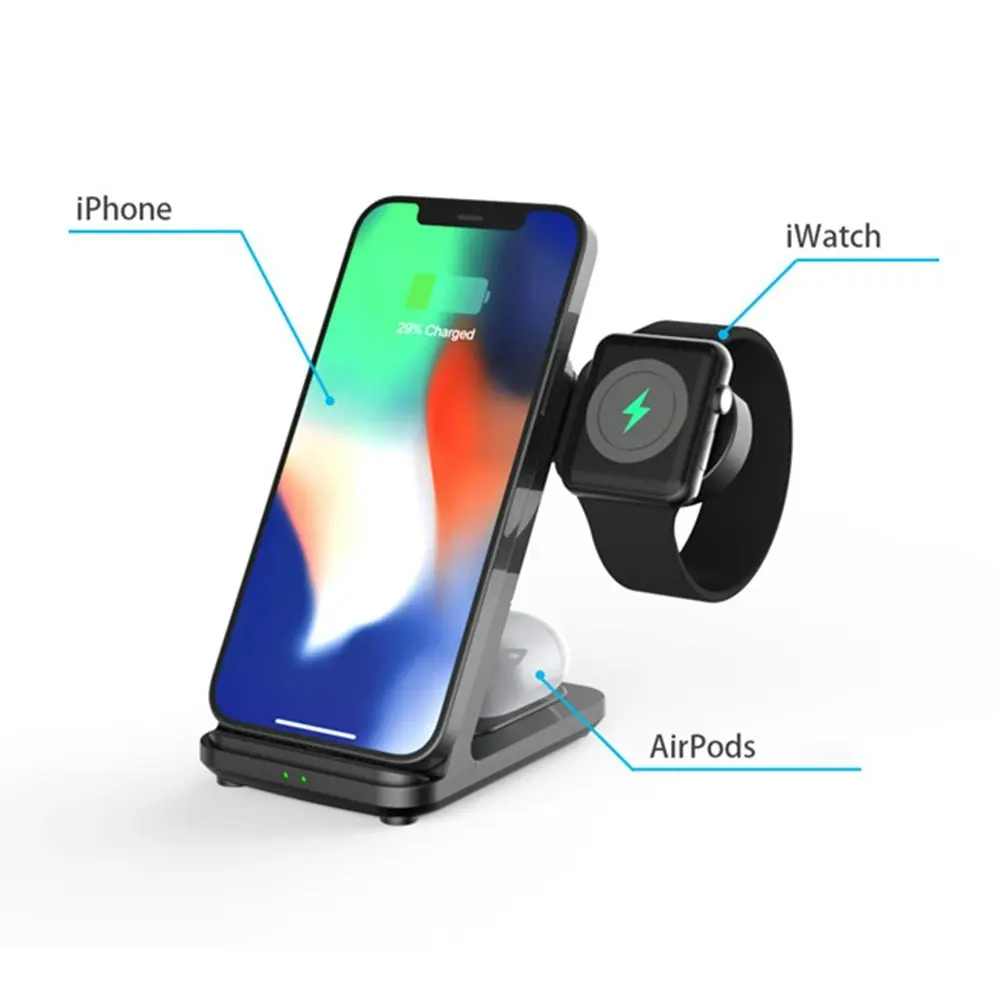 3 in 1 Wireless charger 15w phone charging station