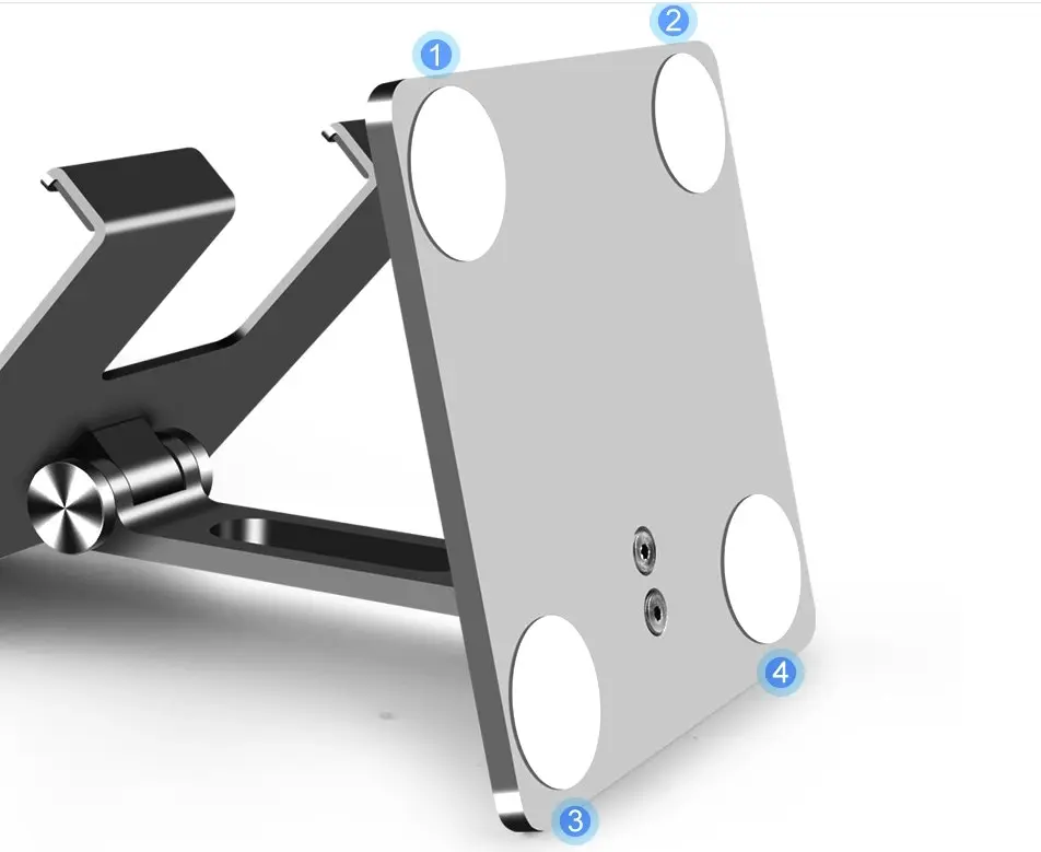 Aluminum Adjustable Foldable desk Tablet Stand holder