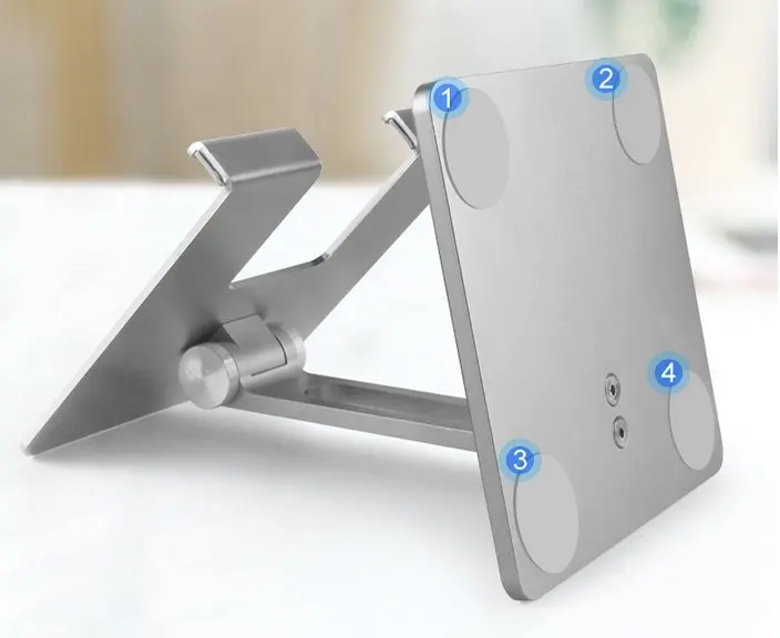 Aluminum Adjustable Foldable desk Tablet Stand holder