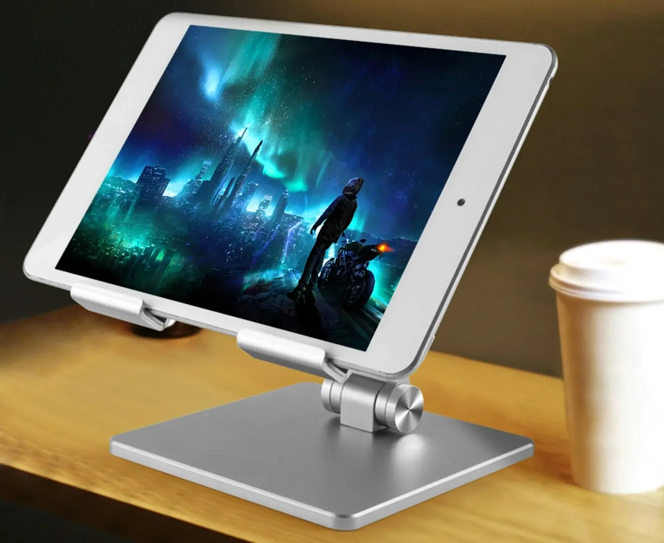 Aluminum Adjustable Foldable desk Tablet Stand holder