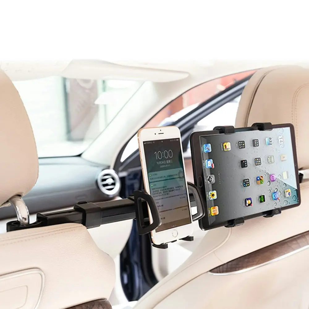 Car Headrest Tablet Mount for iPad Pro, iPhone, Galaxy Tabs