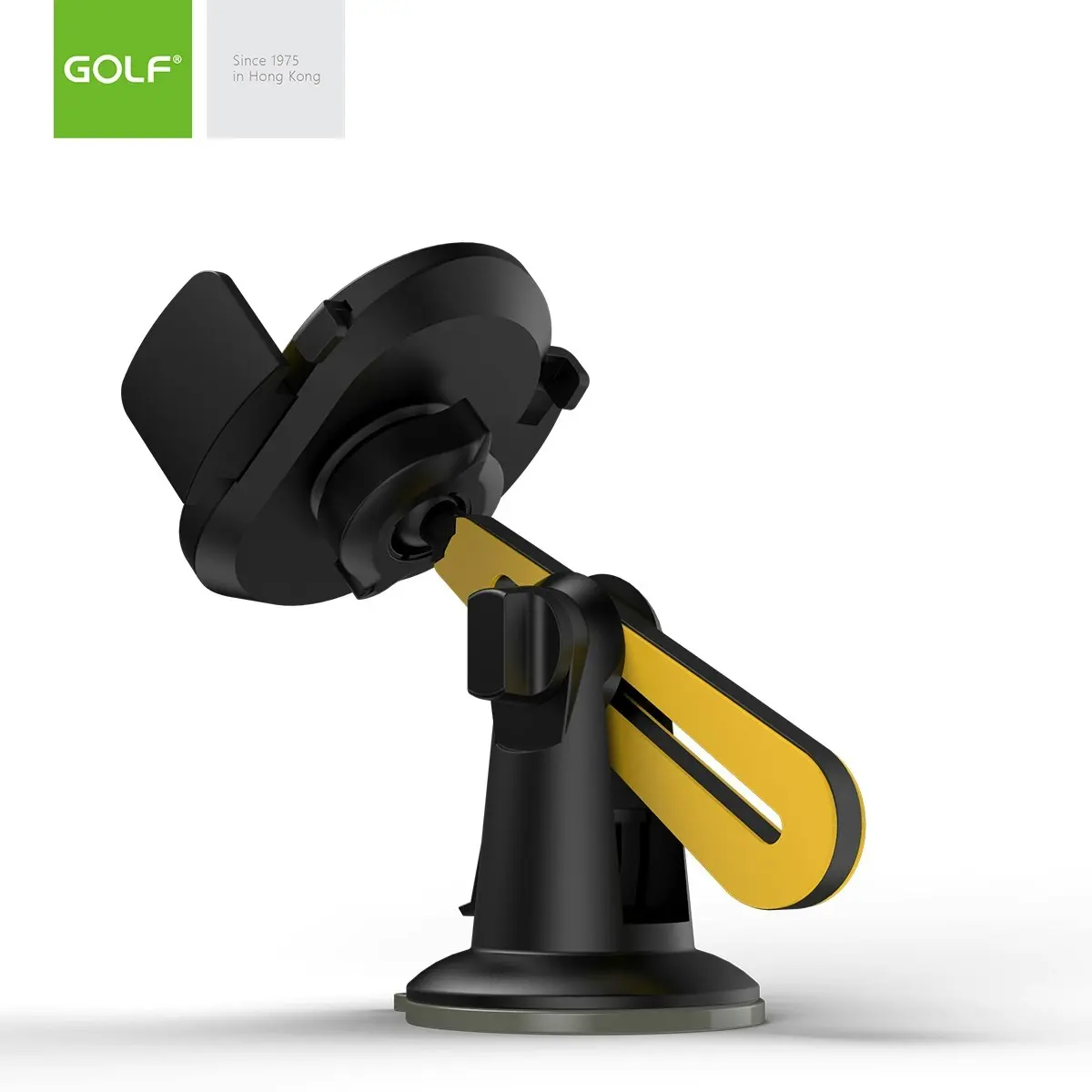 Golf Silicone Suction Cup 360° Car Holder Mount Cradle Stand for Mobile Phone