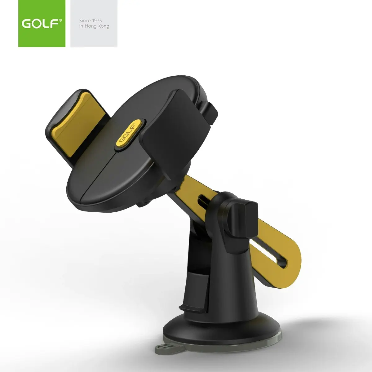 Golf Silicone Suction Cup 360° Car Holder Mount Cradle Stand for Mobile Phone