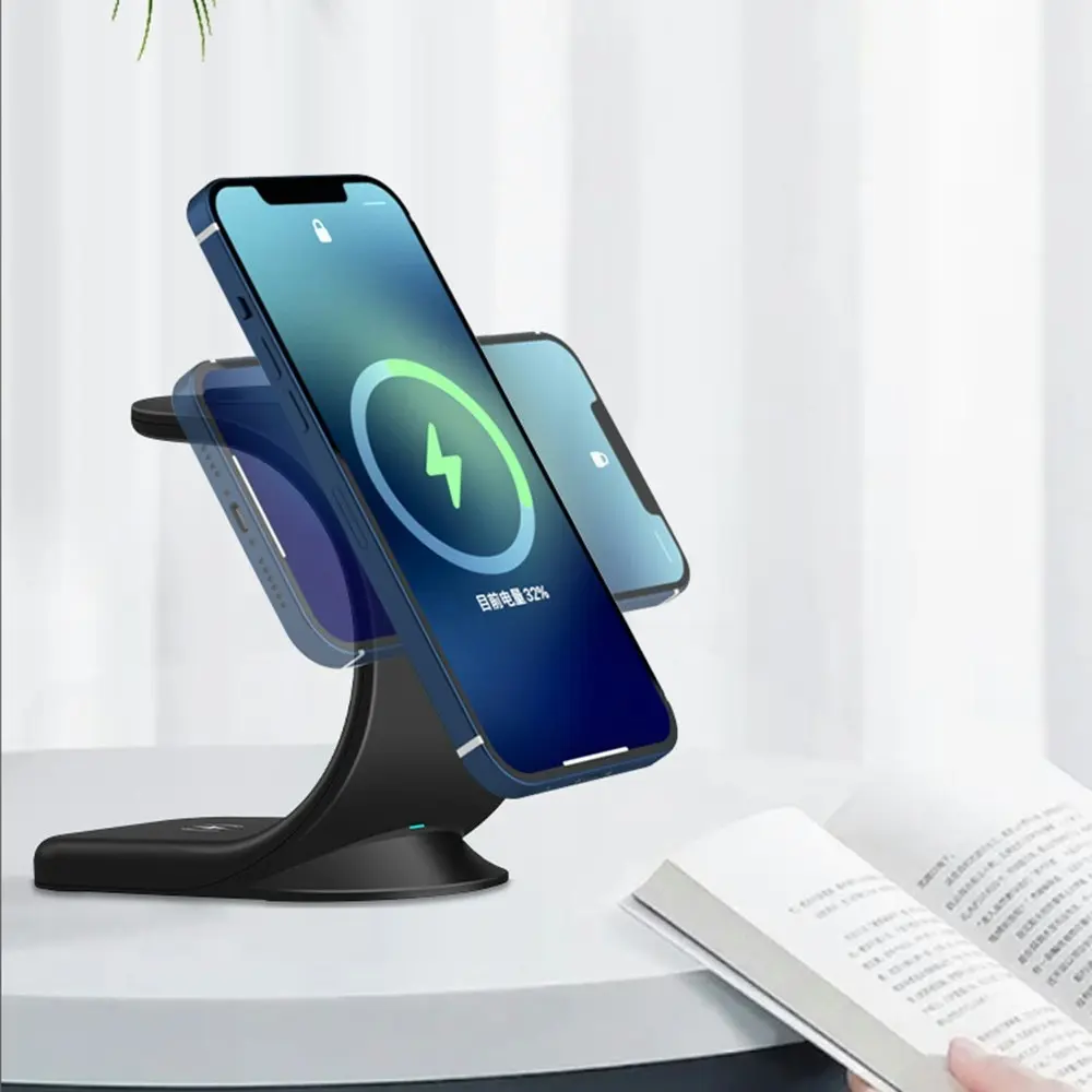 15W Three-in-one Magnetic Charger holder