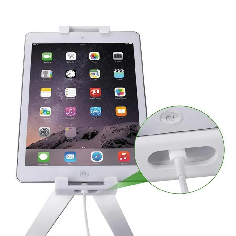 Aluminum alloy Kitchen Tablet Mount Stand for for 5-12.9 inch Tablets iPad