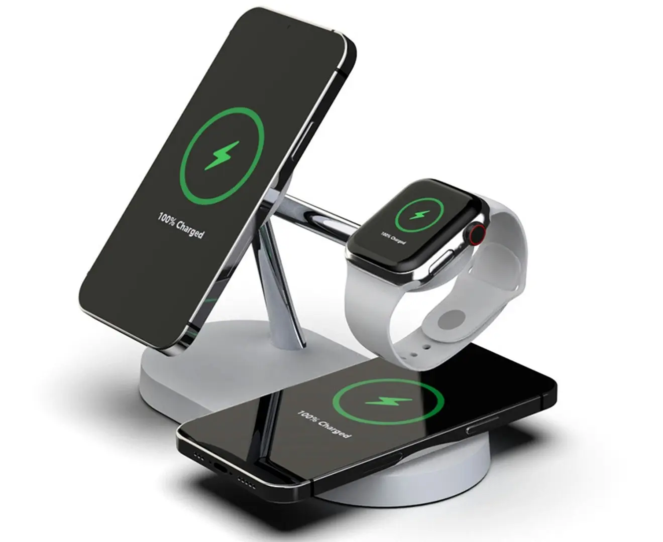 Four-in-one Multifunctional  magnetic wireless charger dock Station