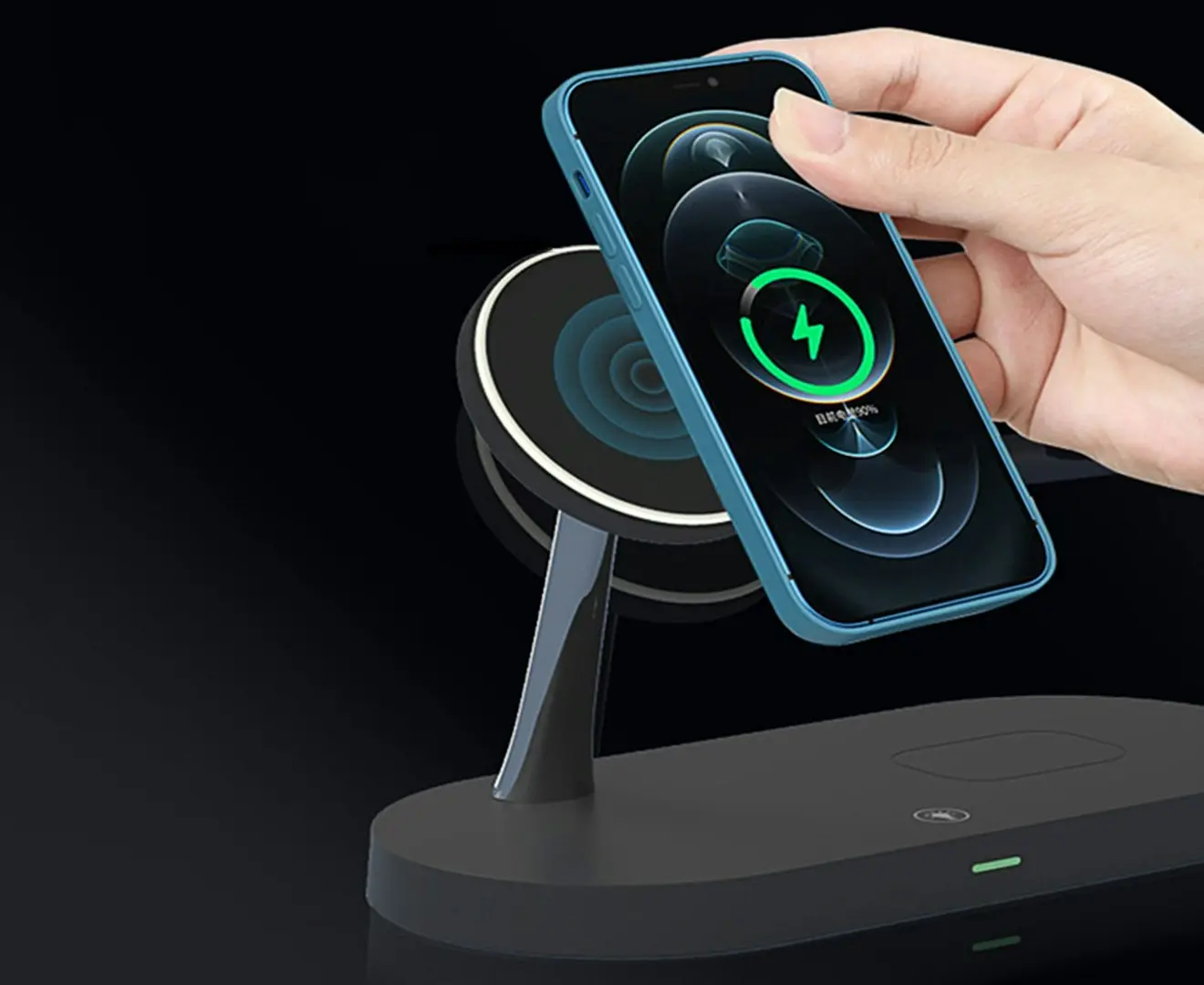 Four-in-one Multifunctional  magnetic wireless charger dock Station