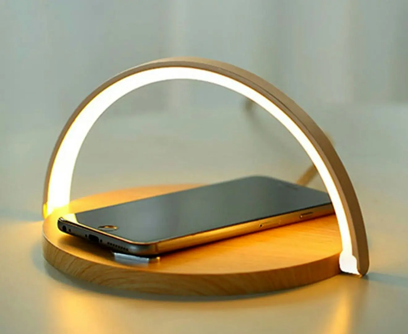 Wireless Charger with LED Table light