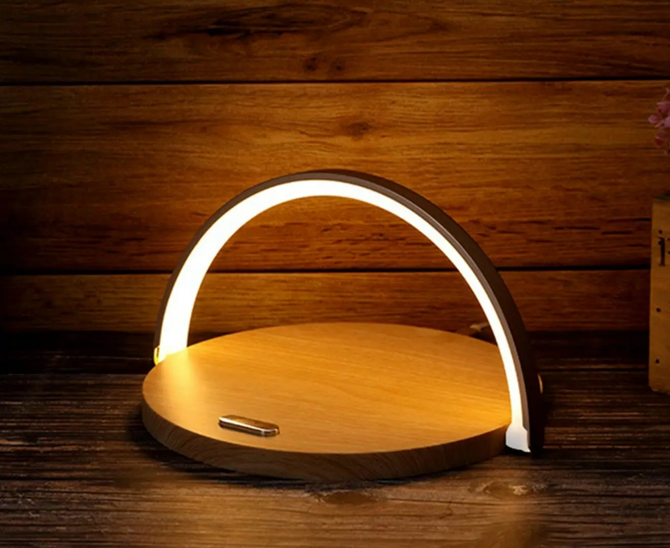 Wireless Charger with LED Table light