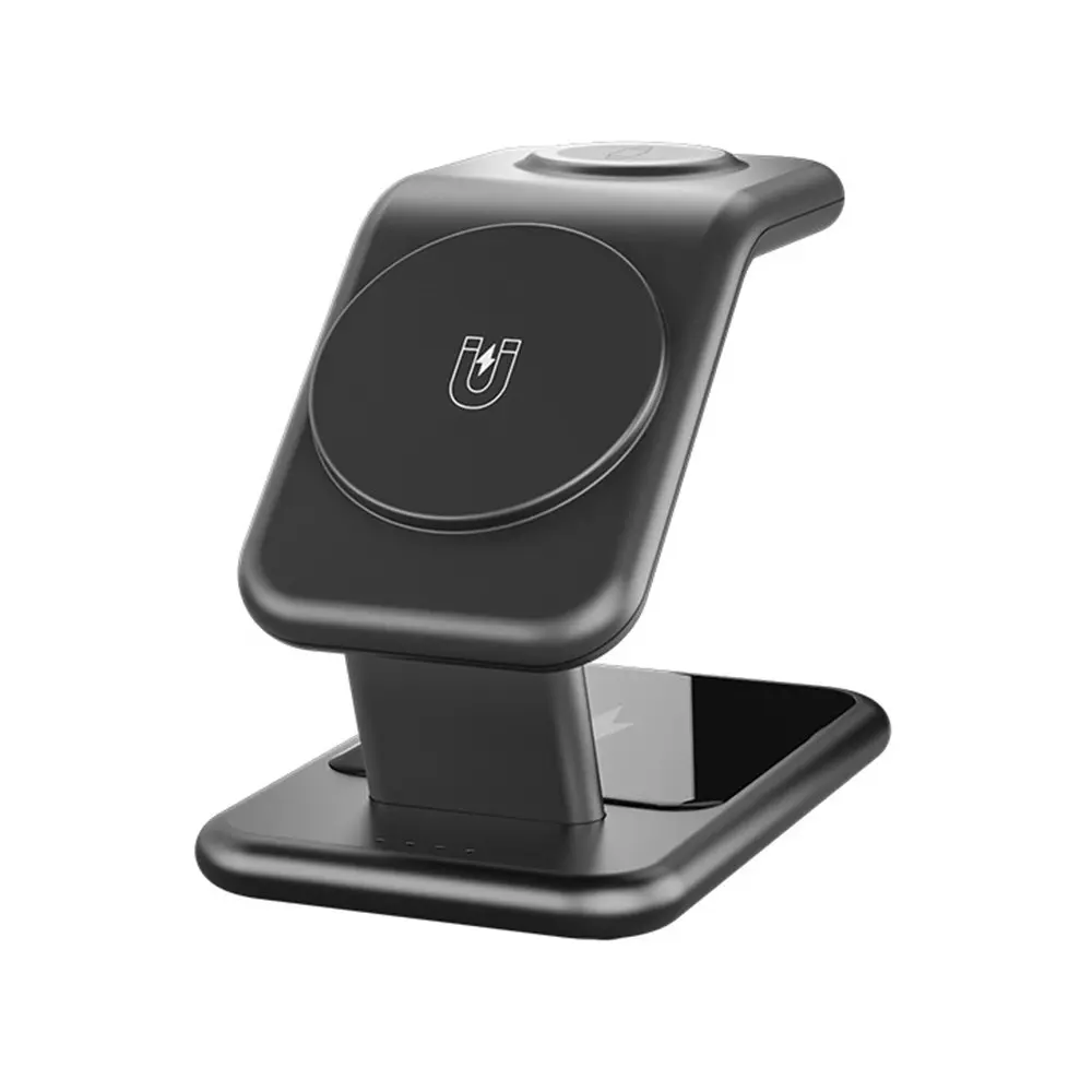 15W Multifunctional Magnetic Desktop 3 In 1 Wireless Charger Suitable For iPhone