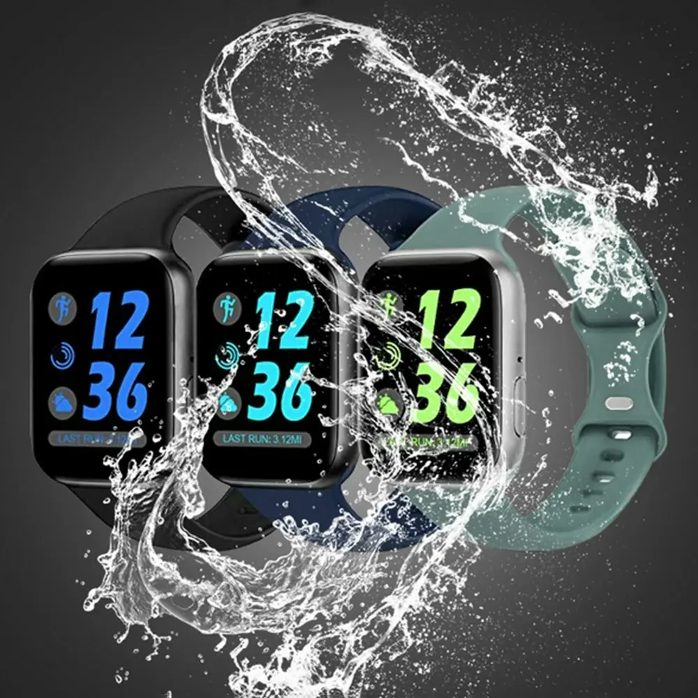 Silicone Sport Bands Compatible with  iWatch Apple Watch Series 7 6 5 4 3 2 1 SE