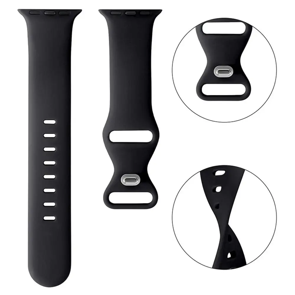 Silicone Sport Bands Compatible with  iWatch Apple Watch Series 7 6 5 4 3 2 1 SE