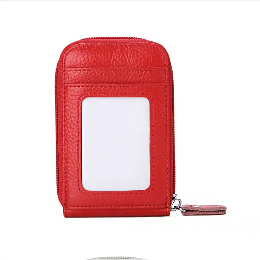 RFID Blocking Leather Card Wallet