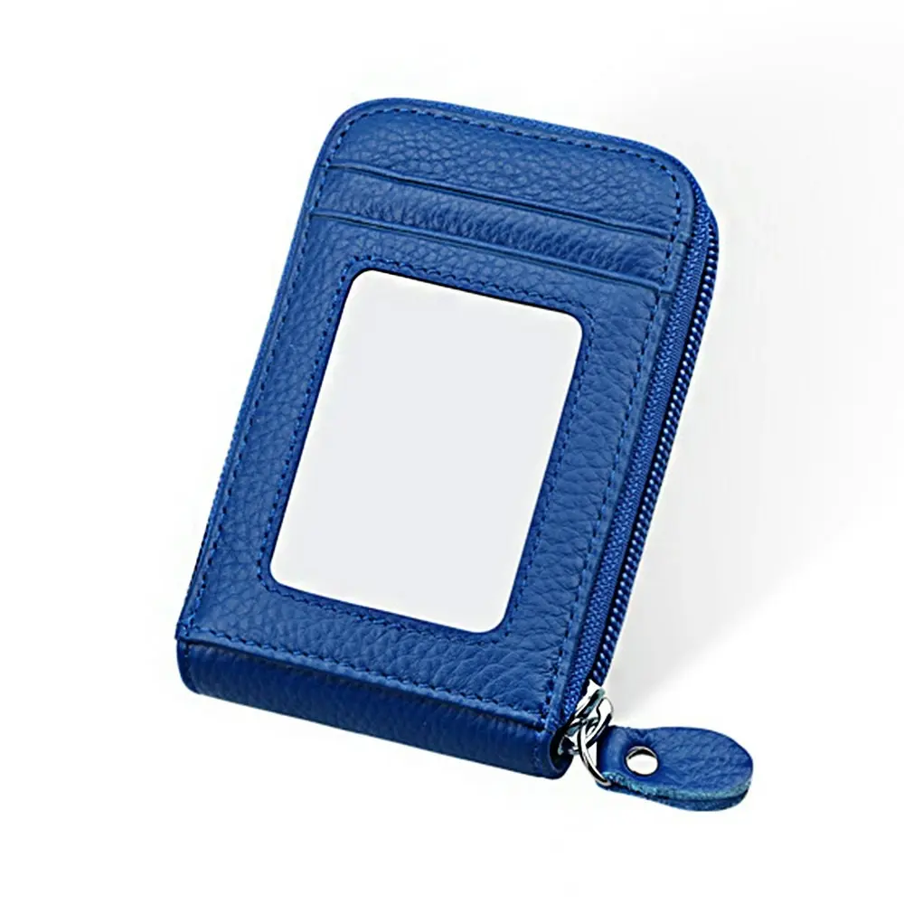 RFID Blocking Leather Card Wallet