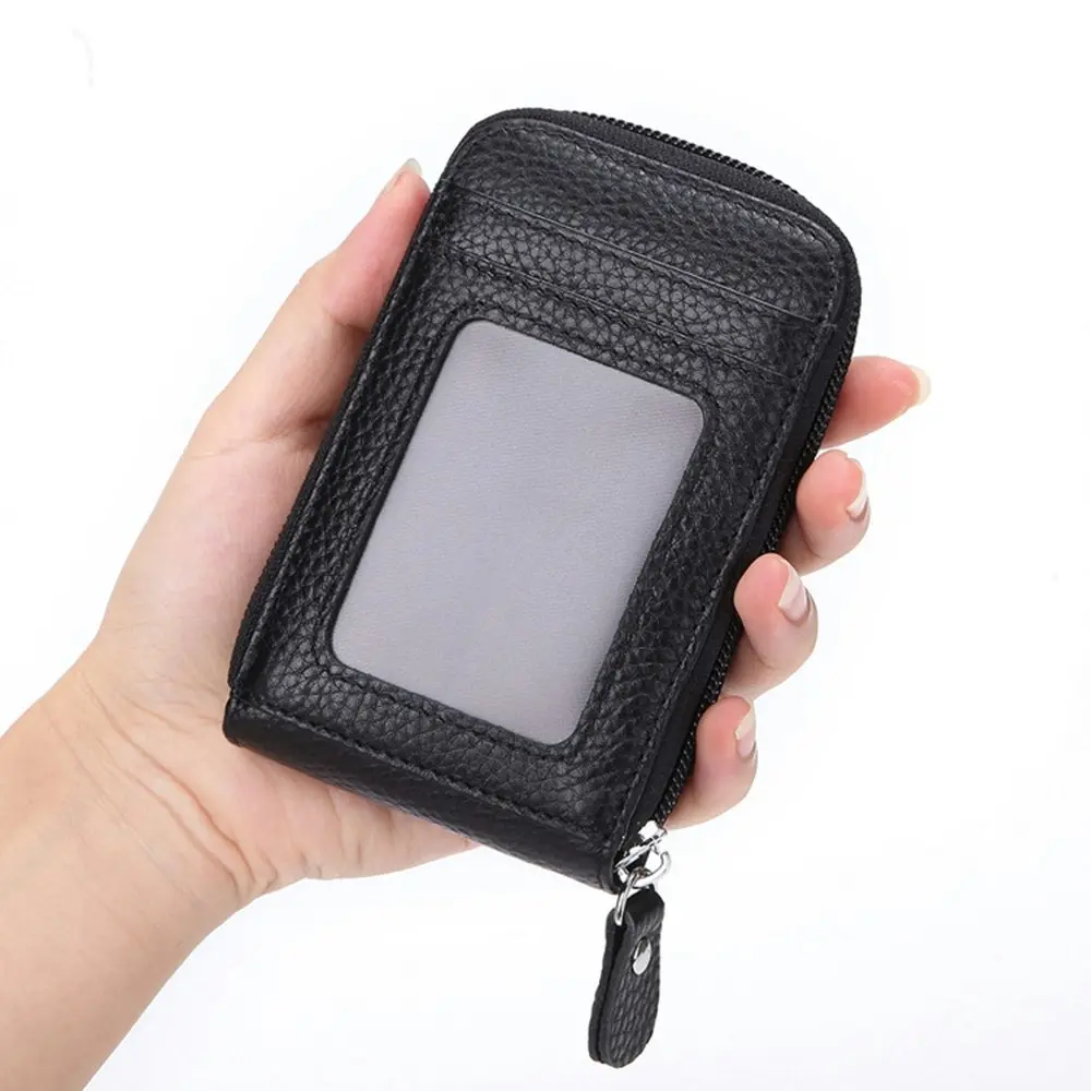 RFID Blocking Leather Card Wallet