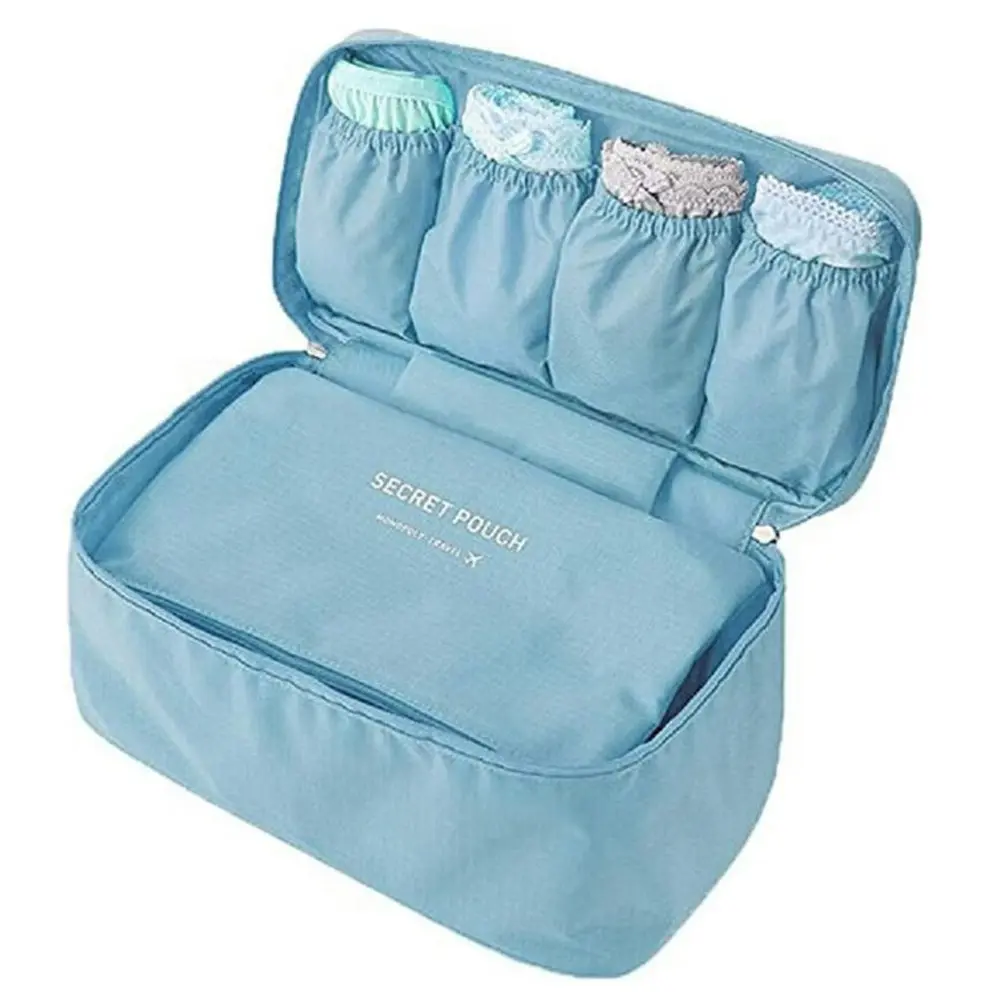 Multi-Functional Socks Underwear Bra Organizer Case Travel Cosmetic Toiletry Bag