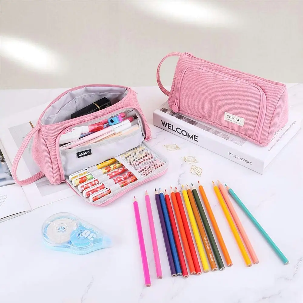 Large Capacity Pencil Case Kawaii School Pen Case Supplies Pencil Storage Bag