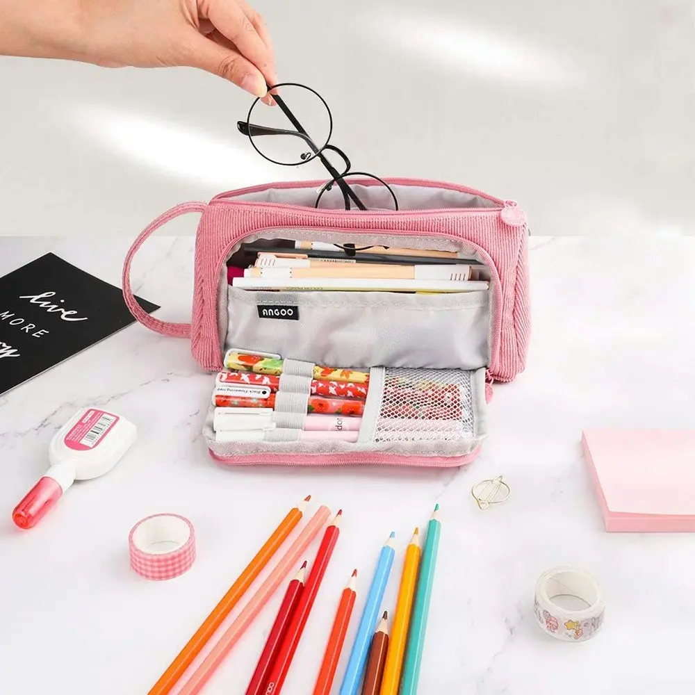 Large Capacity Pencil Case Kawaii School Pen Case Supplies Pencil Storage Bag