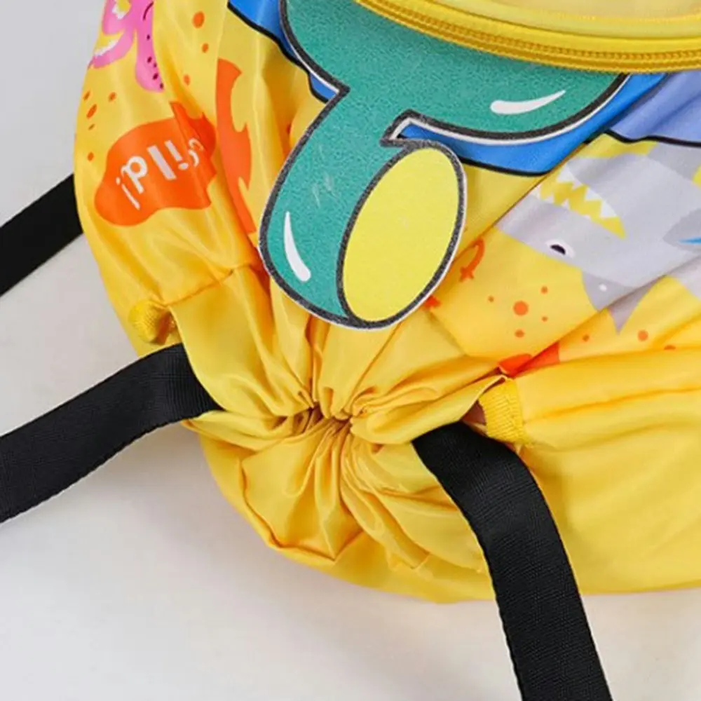 Children Waterproof Swimming Bag Dry Wet Separation Beam Mouth Backpack-Yellow