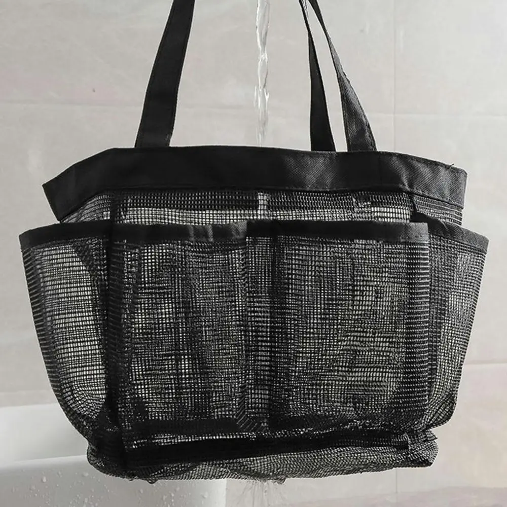 Multifunction Large Capacity Mesh Shower Beach Bags Portable Bathroom Tote Bag