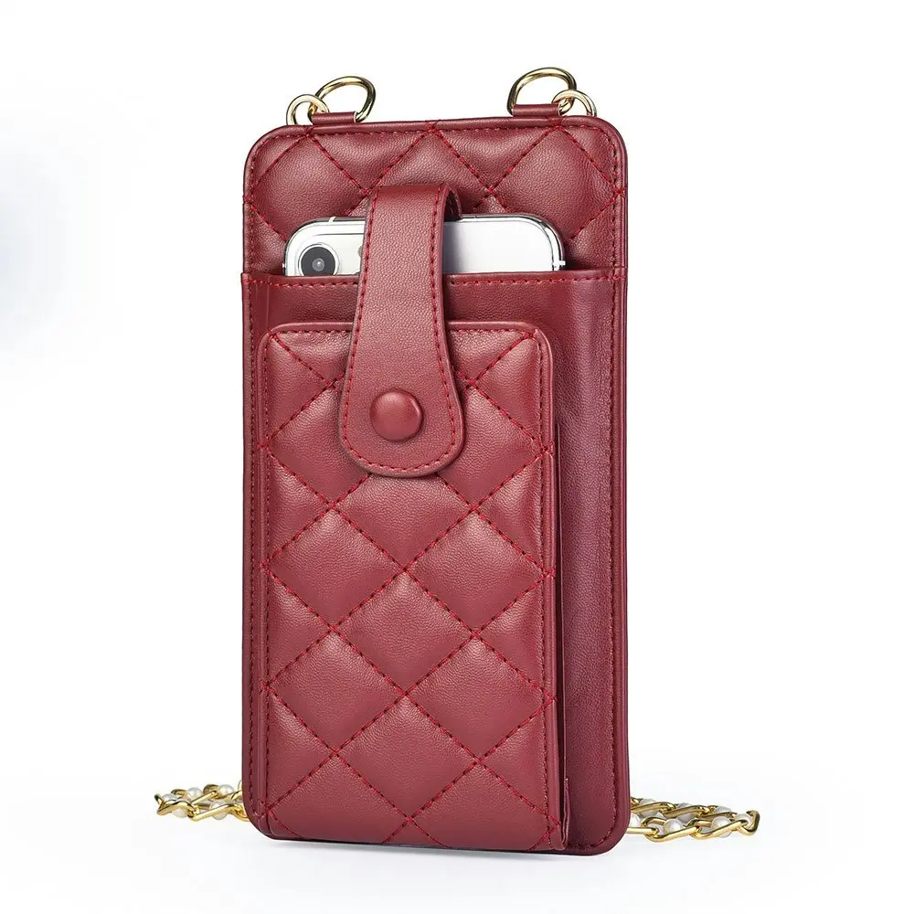 Women Mini Crossbody Phone wallet Bag with zipper and card holder