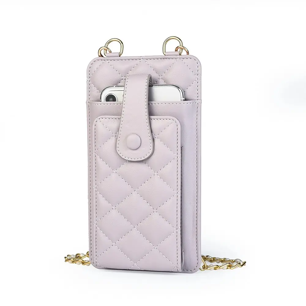 Women Mini Crossbody Phone wallet Bag with zipper and card holder