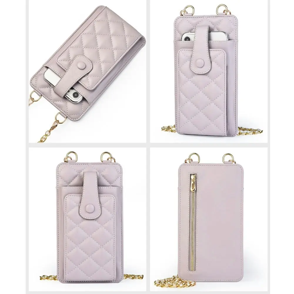 Women Mini Crossbody Phone wallet Bag with zipper and card holder