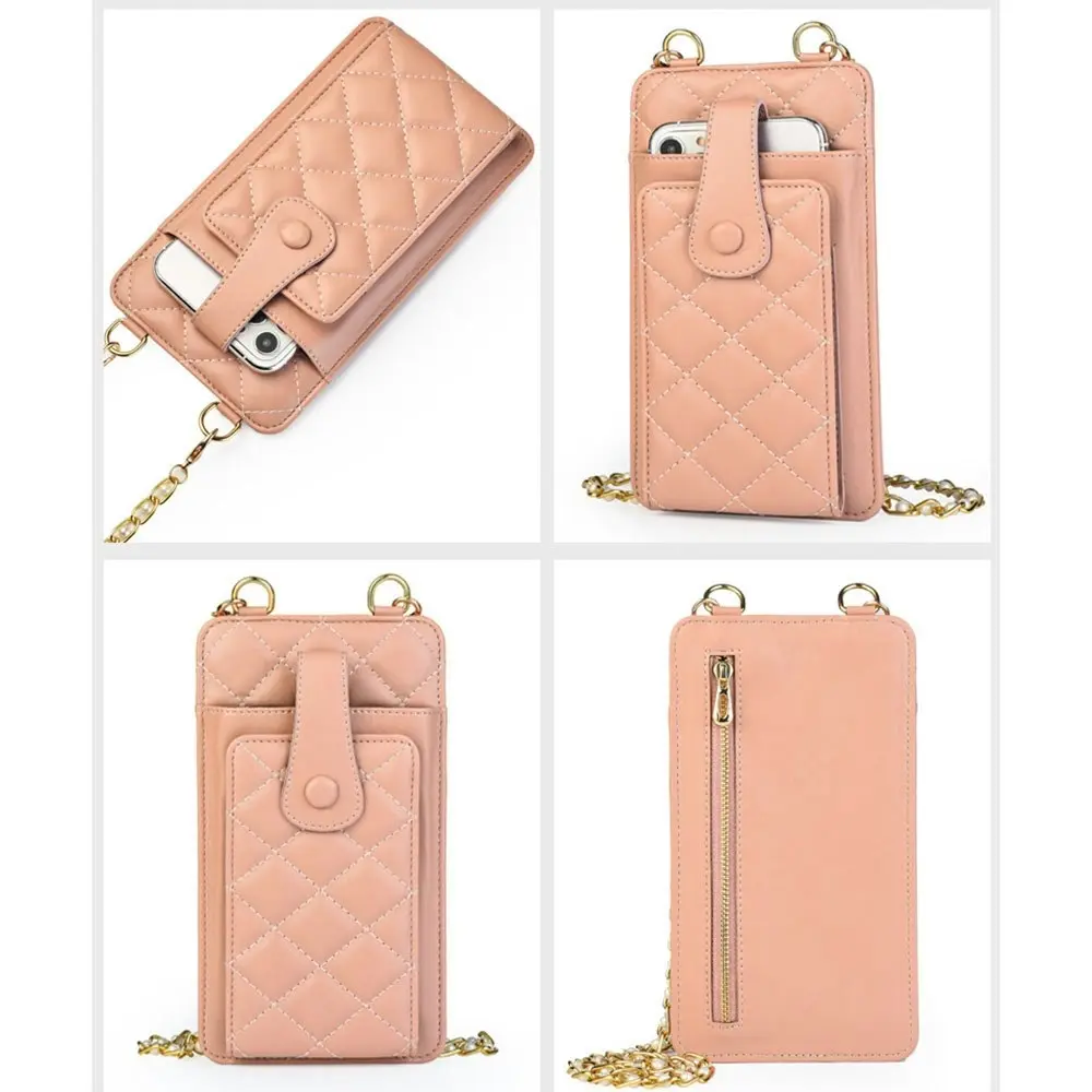 Women Mini Crossbody Phone wallet Bag with zipper and card holder