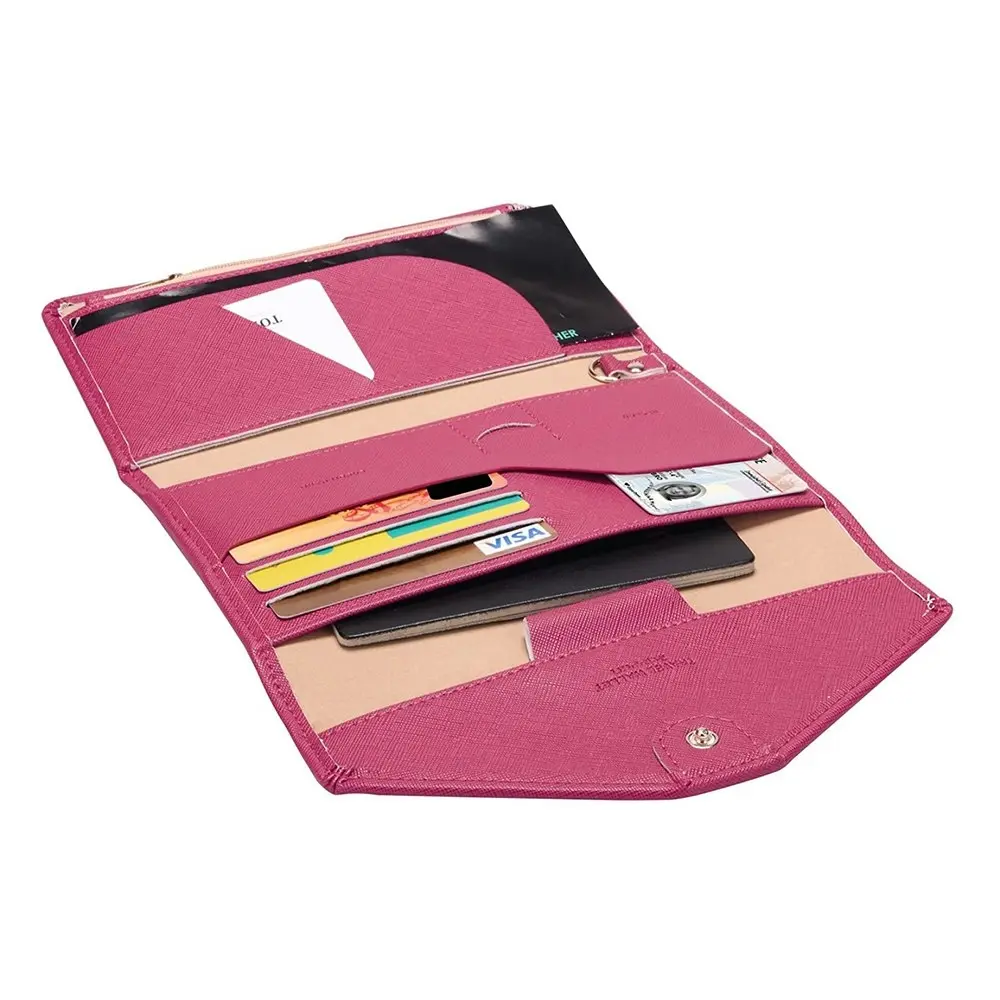 RFID Multifunctional Document Bag Travel Passport Holder