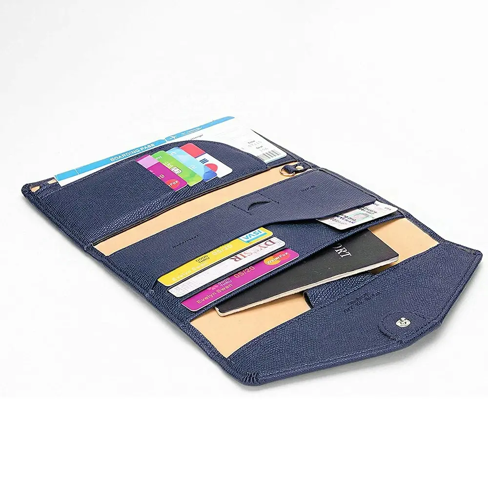 RFID Multifunctional Document Bag Travel Passport Holder