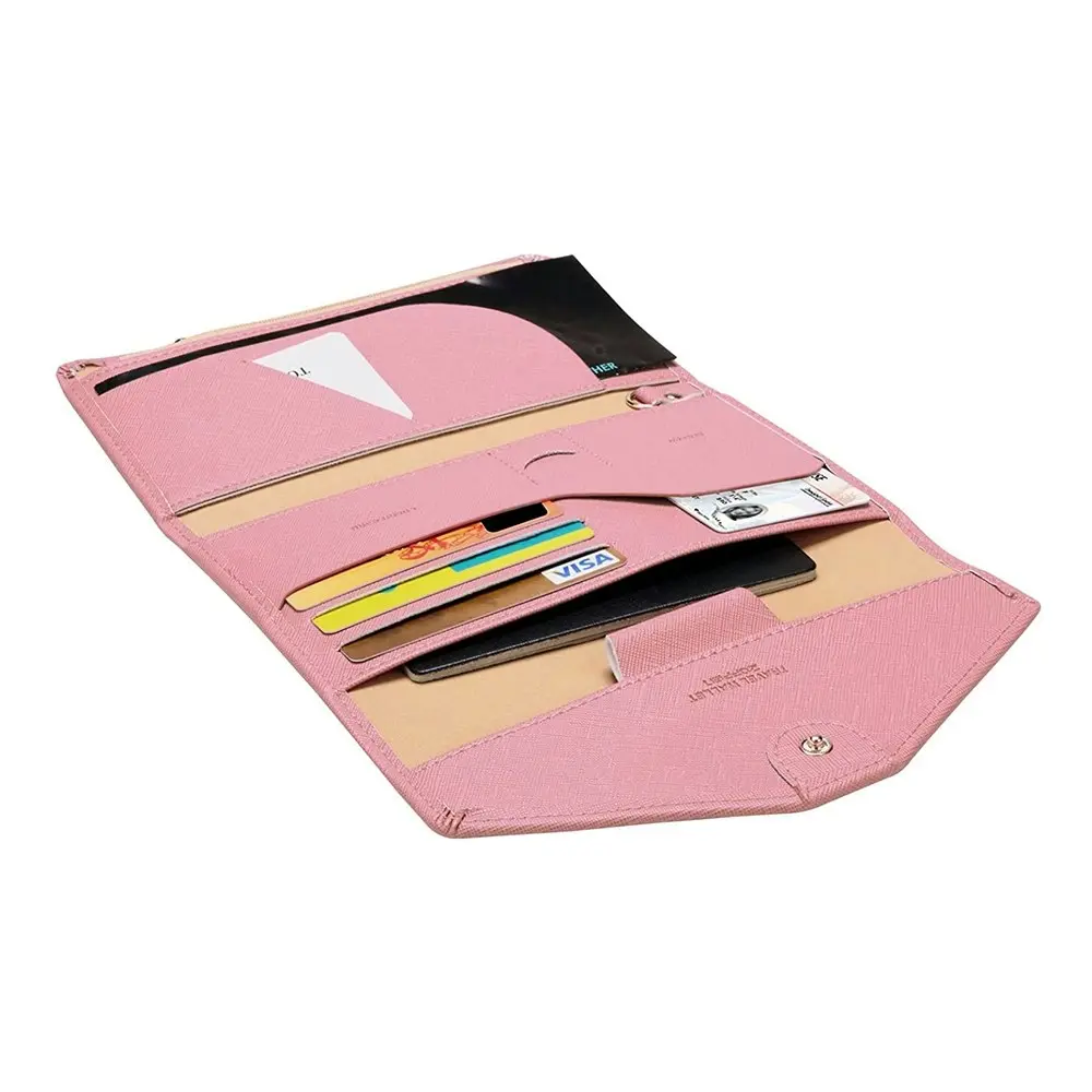 RFID Multifunctional Document Bag Travel Passport Holder