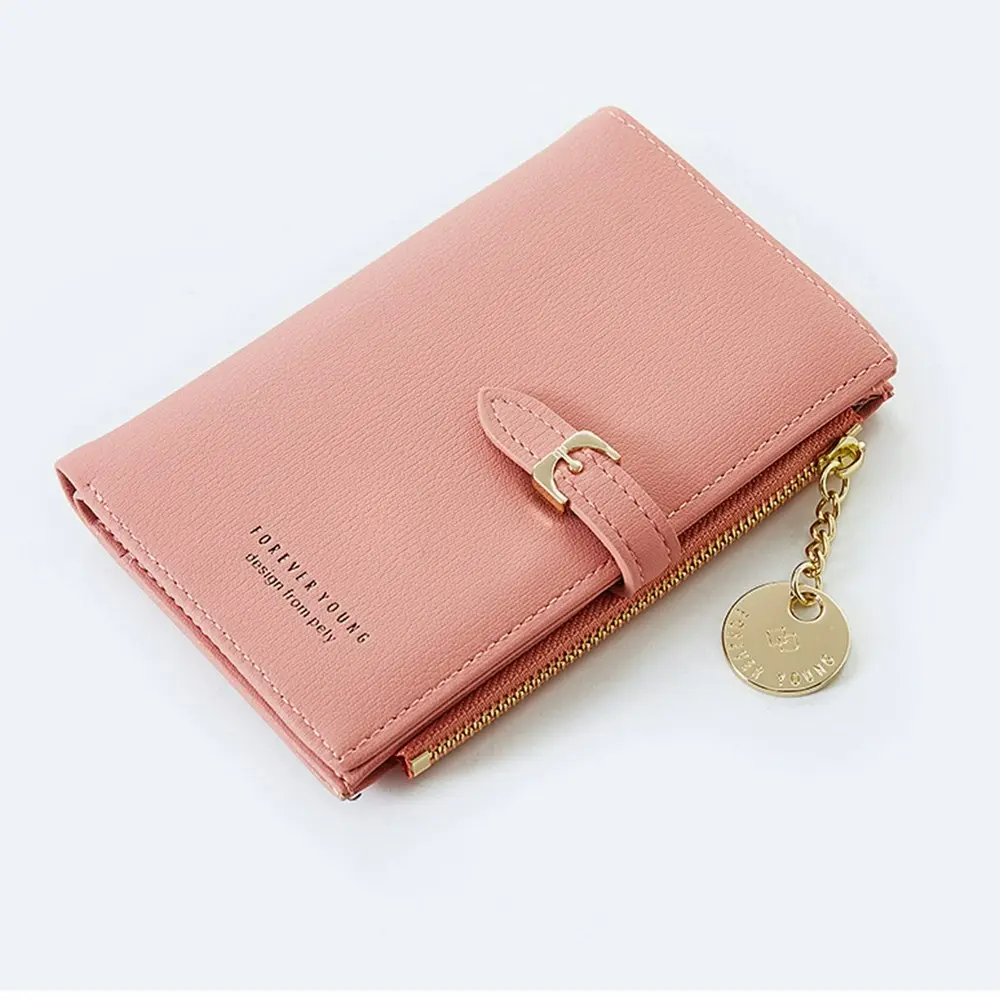 Leather Short Women Wallet Ladies Small Clutch Money Coin Card Holders Purse