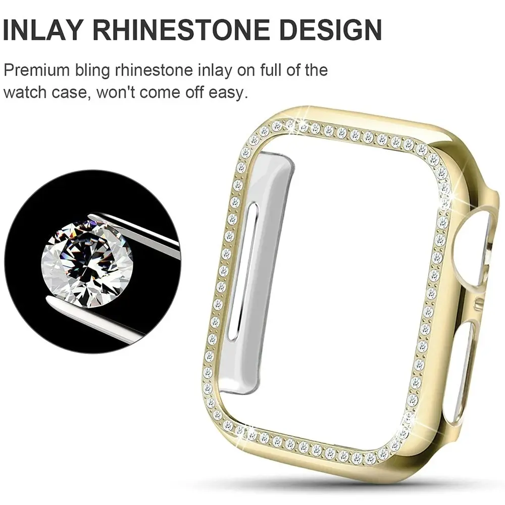 5 Pack Crystal Bling Rhinestone Case for Apple Watch 38/40/42/44MM